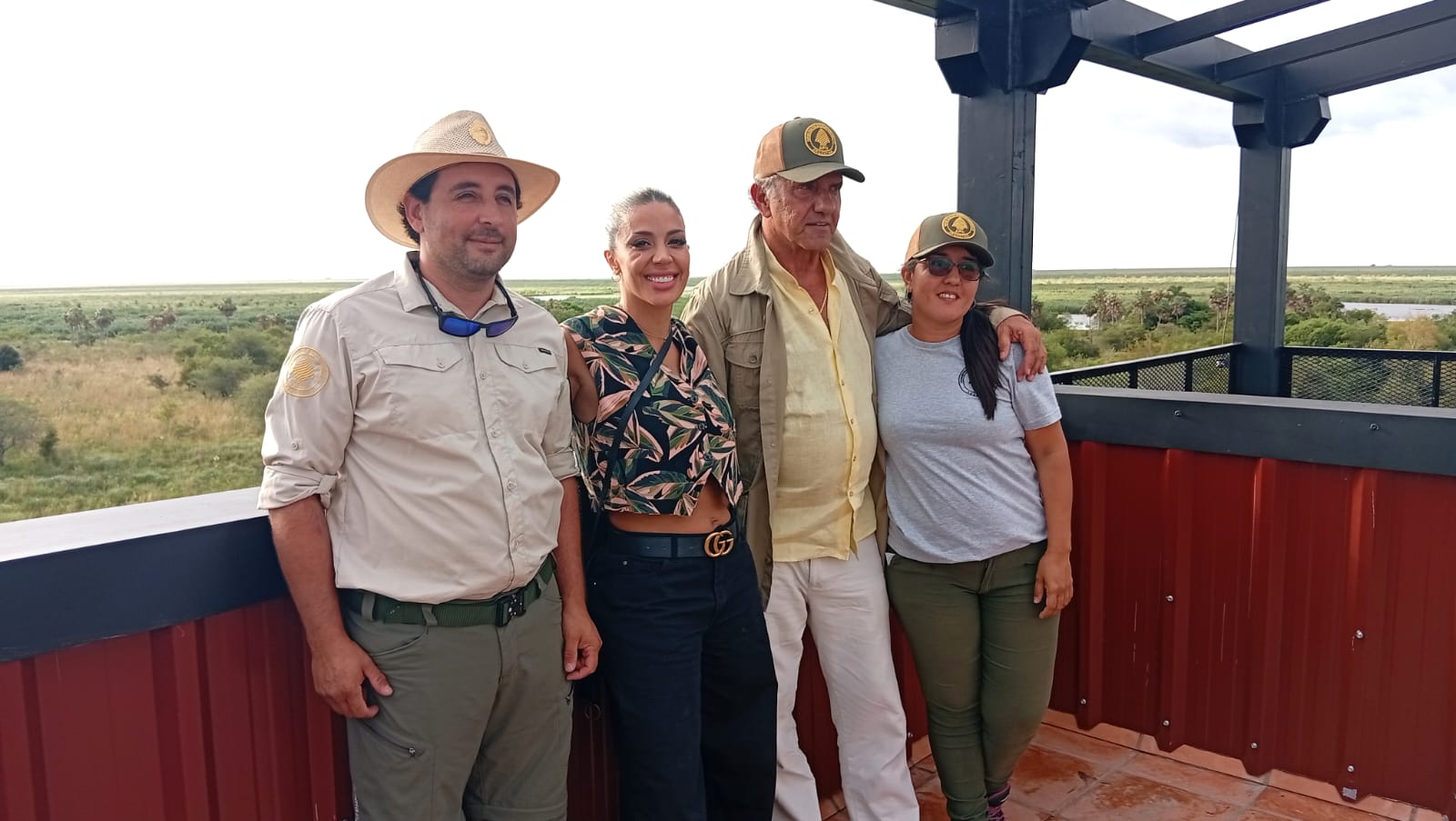 Scioli visitó el avance de obras en el Parque Nacional Iberá