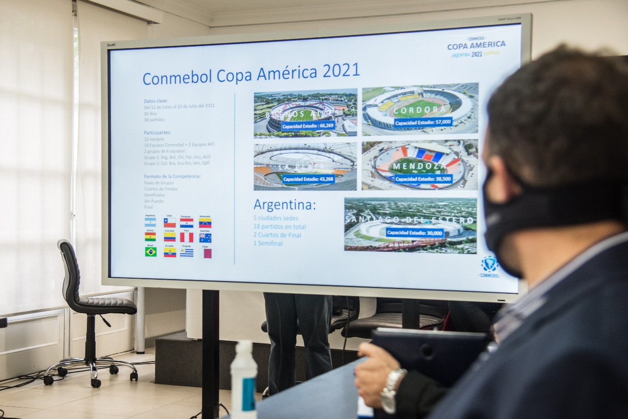 Seguridad y Copa América 2021: Frederic se reunió con representantes de  Conmebol y AFA | Argentina.gob.ar
