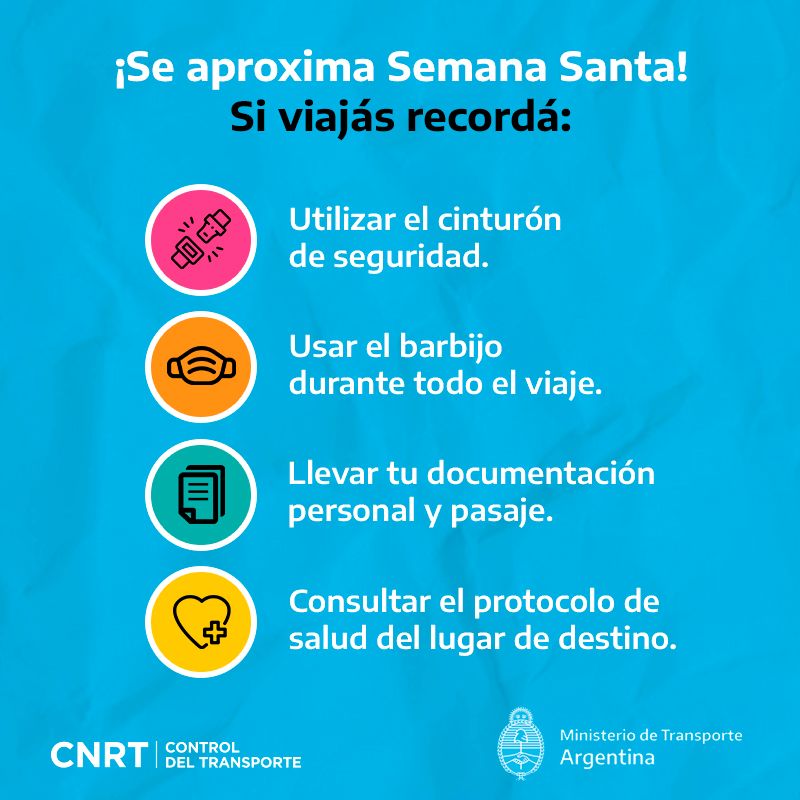 Recomendaciones para tus viajes en Semana Santa