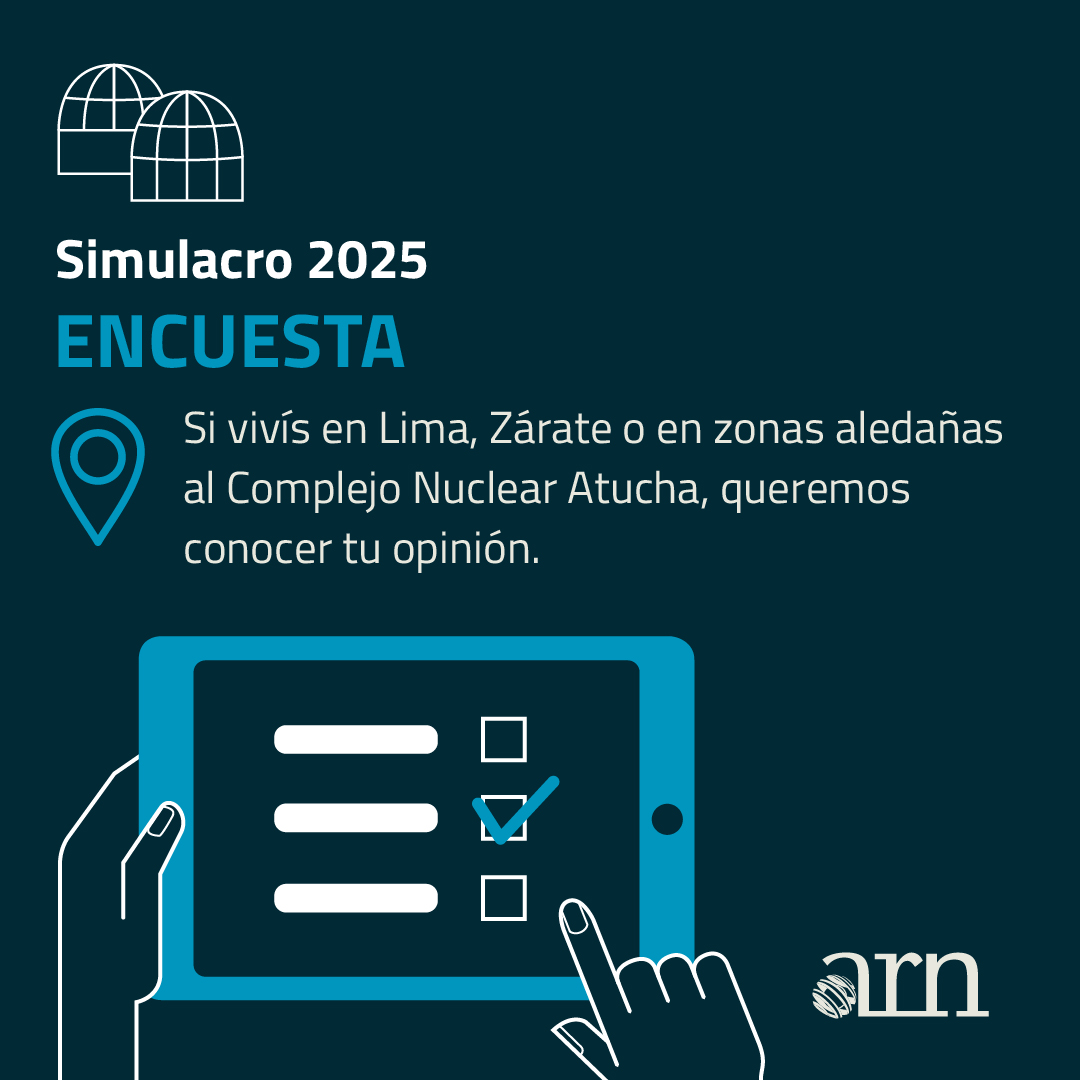Invitación a participar de la Encuesta Simulacro Atucha 2025