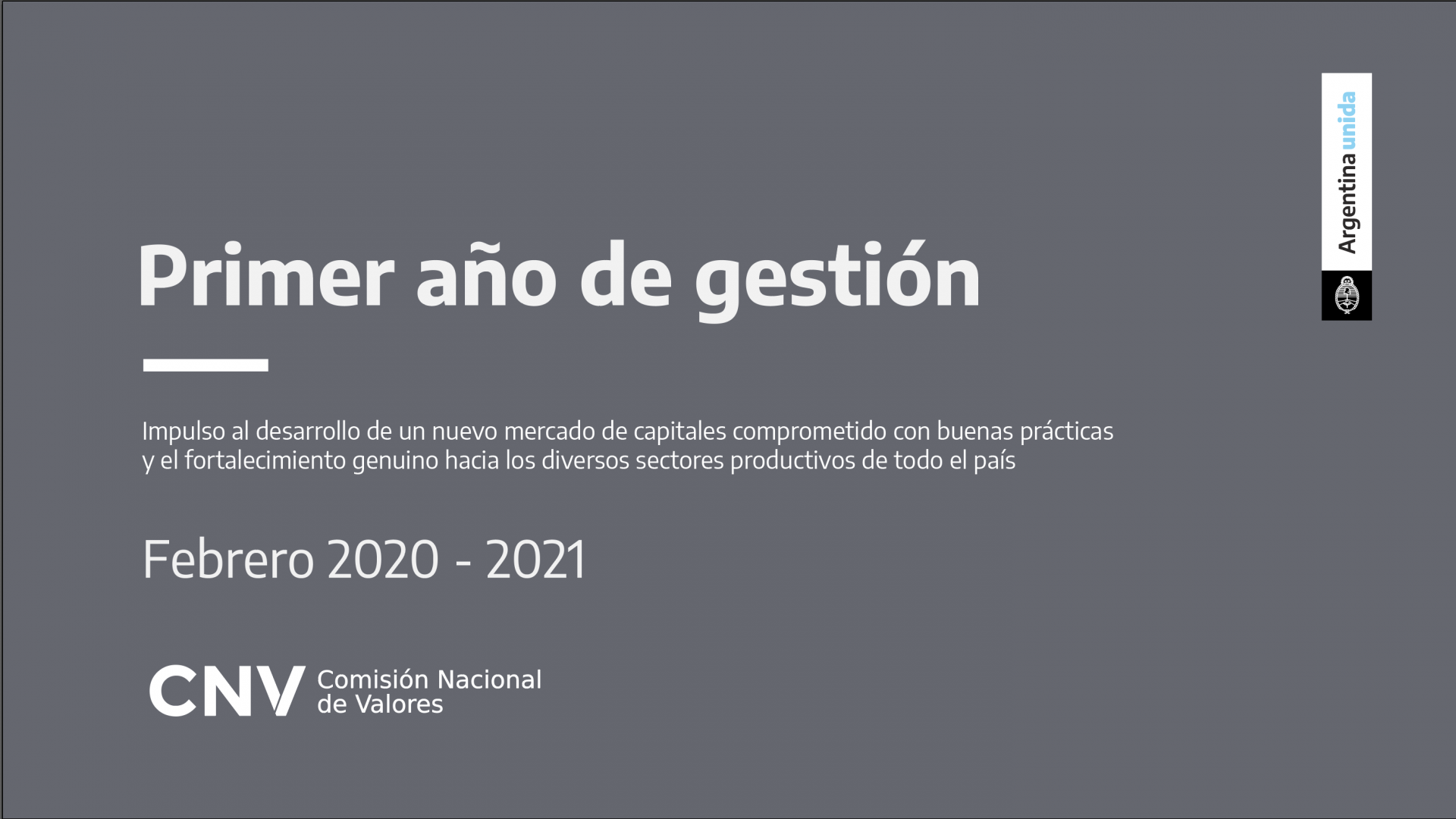 Impulso al desarrollo de un nuevo mercado de capitales comprometido con ...