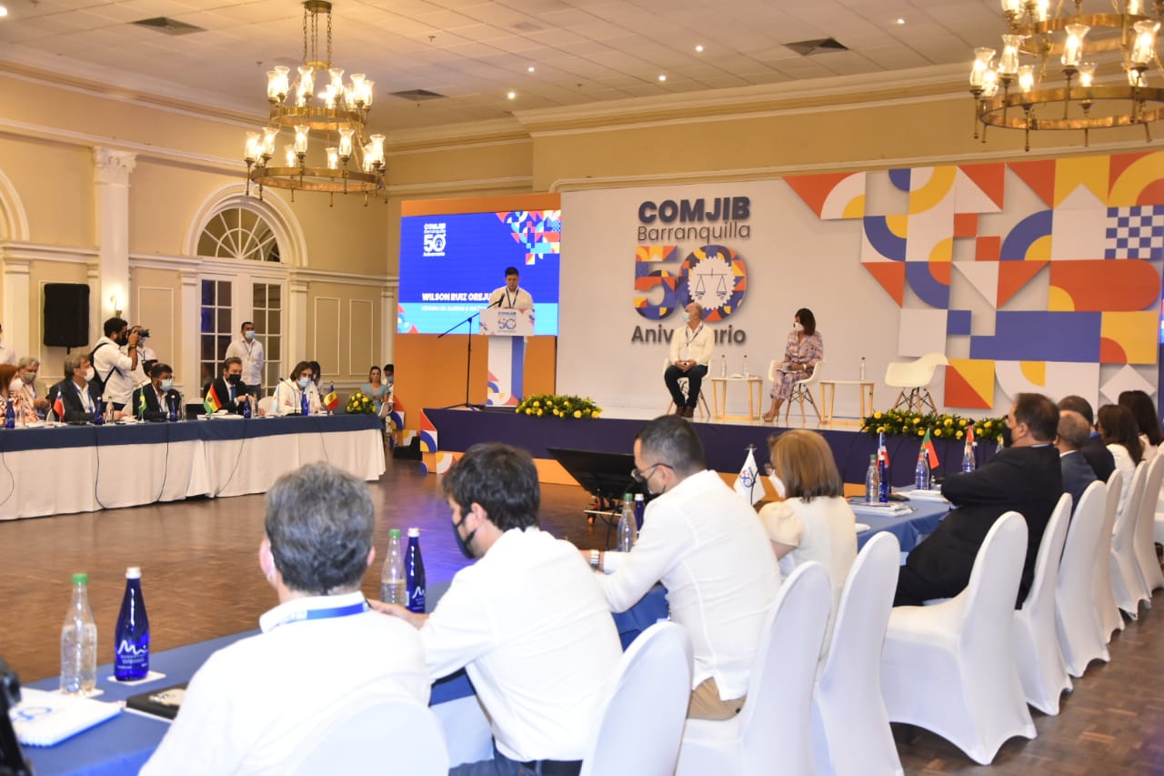Soria representó a la Agentina en la 50° Conferencia de Ministros de Justicia de los países Iberoamericanos (COMJIB) Soria representó a la Agentina en la 50° Conferencia de Ministros de Justicia de los países Iberoamericanos (COMJIB)
