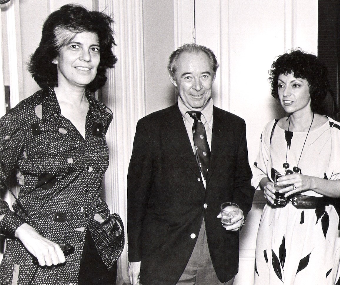 Susan Sontag, Gregory Rabassa y Luisa Valenzuela.