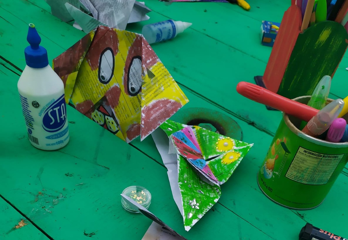 Taller de origami para niños en el Museo Histórico Sarmiento. Taller de origami para niños en el Museo Histórico Sarmiento.