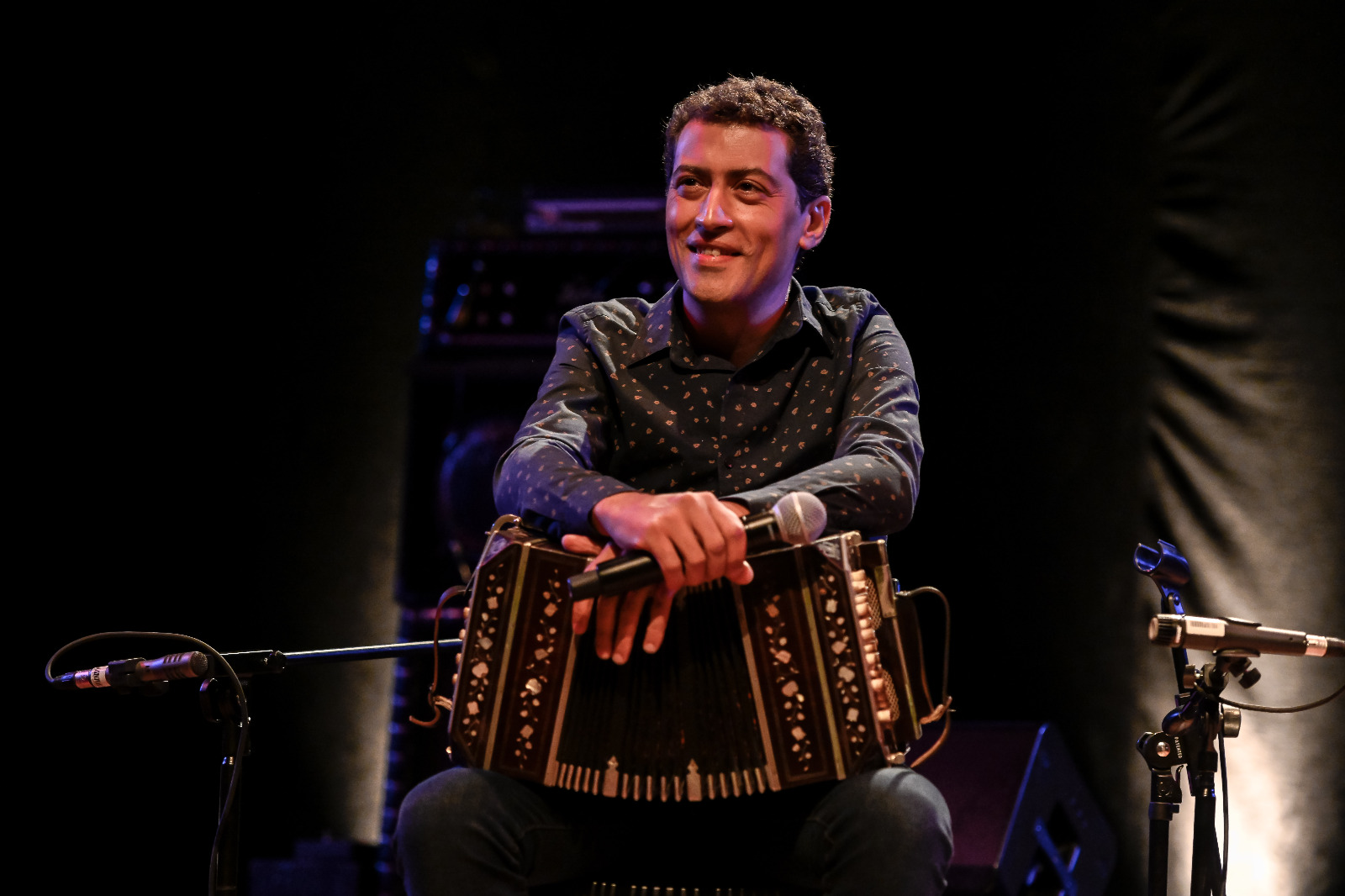 El bandoneonista argentino Gabriel Merlino.