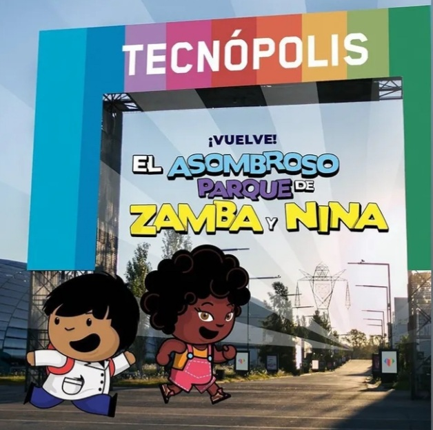 Zamba y Nina en Tecnópolis