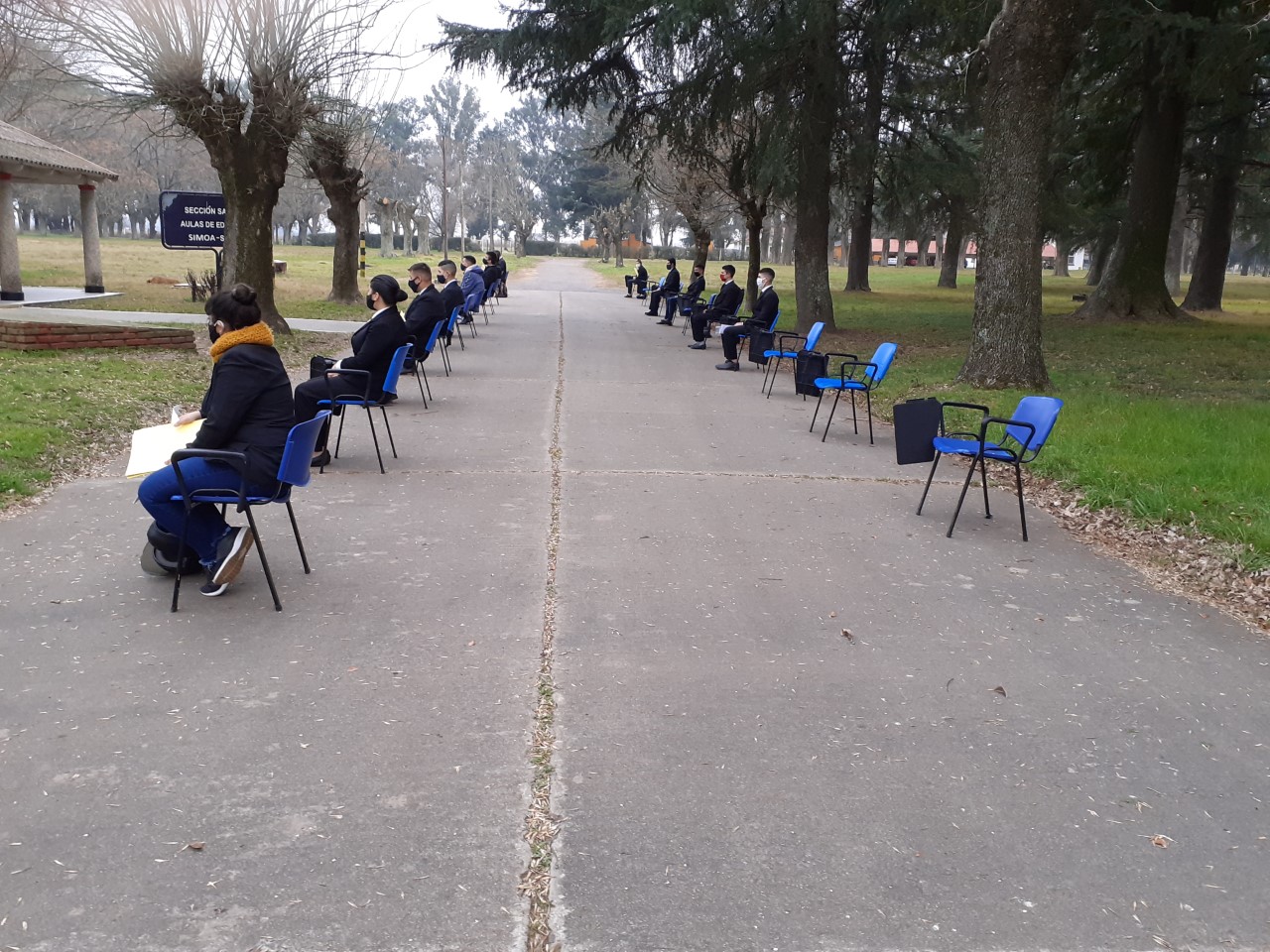 Sector de espera para reconocimiento médico- GA 10 - Junín - Bs As