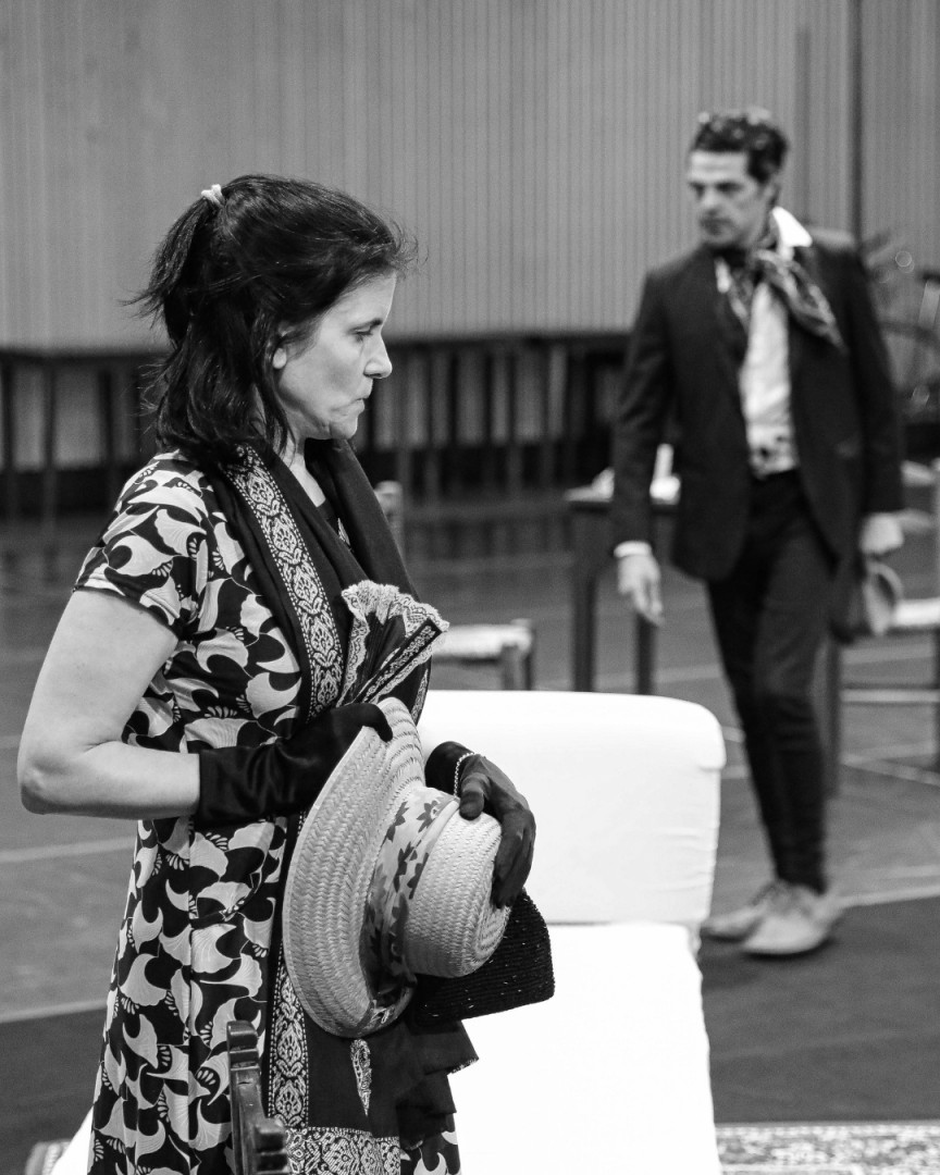 Ensayo de la obra “Un guapo del 900”, próximamente en el Cervantes.