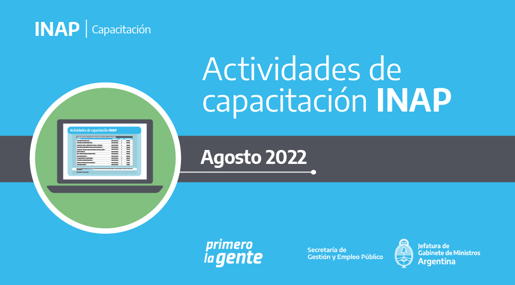 Catálogo de Actividades Capacitación Agosto 2022