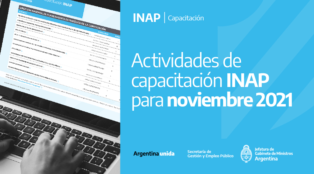 Catálogo de actividades INAP noviembre 2021