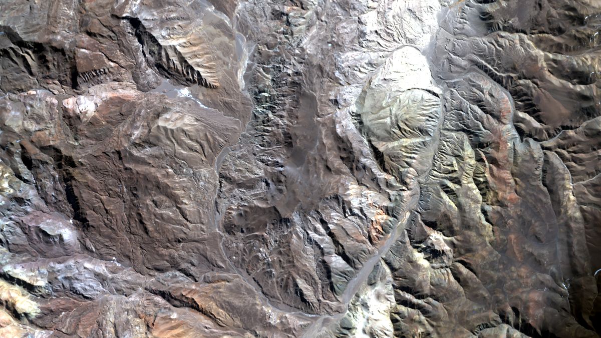Valle del Cura, San Juan - Landsat 8 OLI - 17 de Mayo de 2014