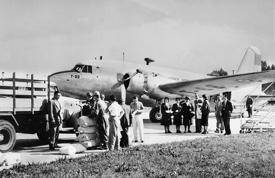 Vickers Viking ayuda humanitaria - Operación Quito abril 1953