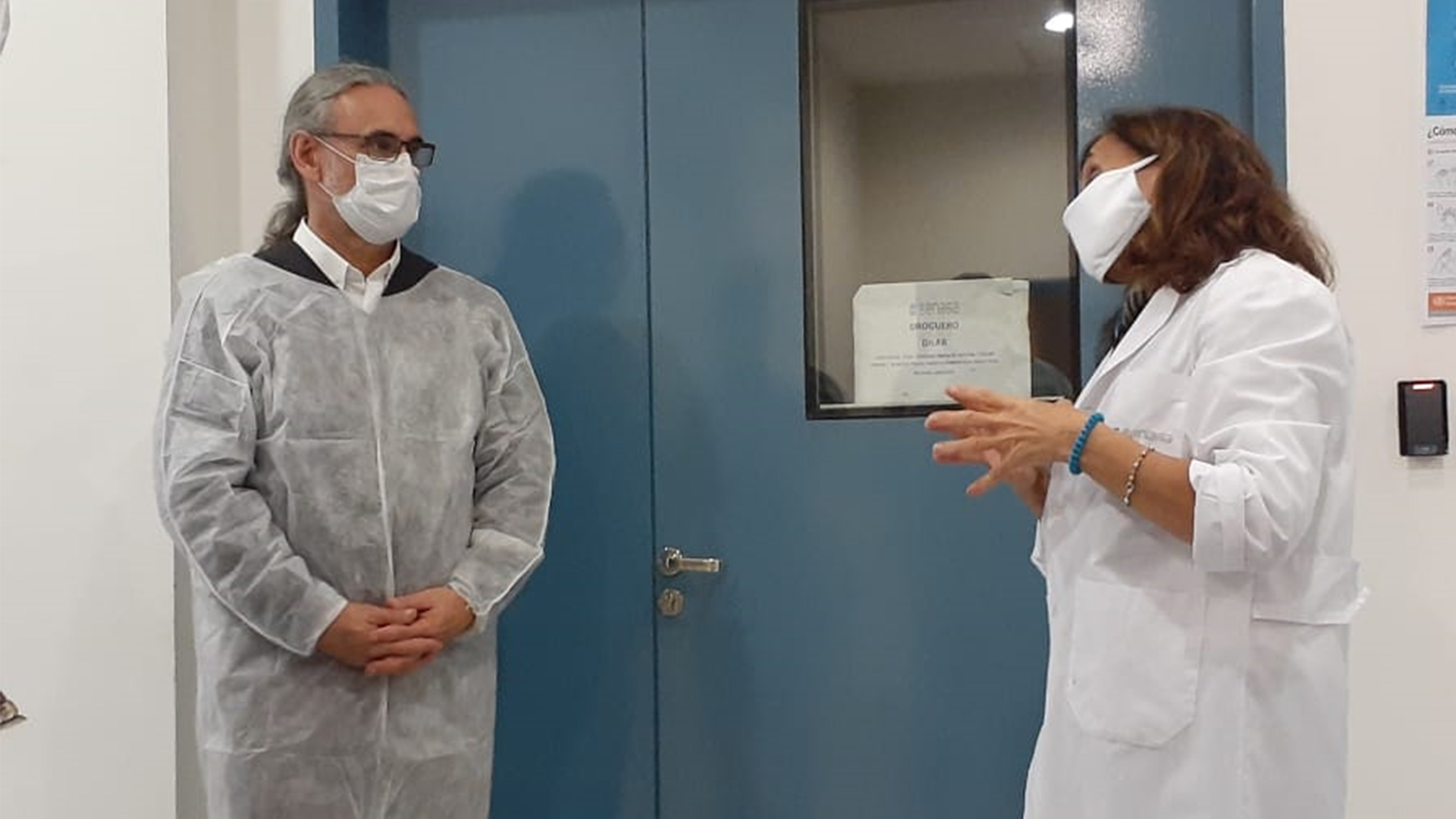 Reconocen el aporte del Laboratorio para diagnosticar COVID-19