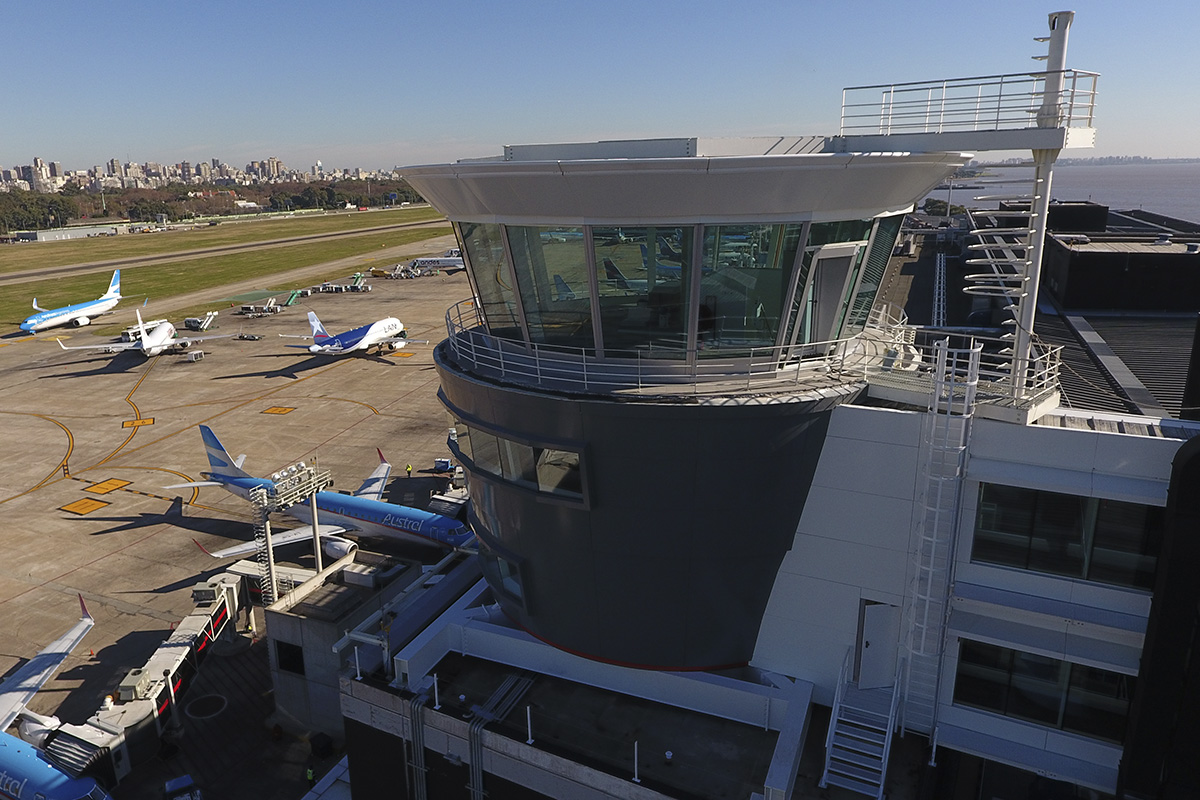 Nueva torre de control en Aeroparque