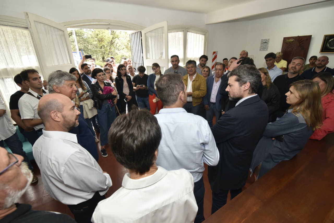 El ministro Lammens recorrió la Unidad Turística de Embalse