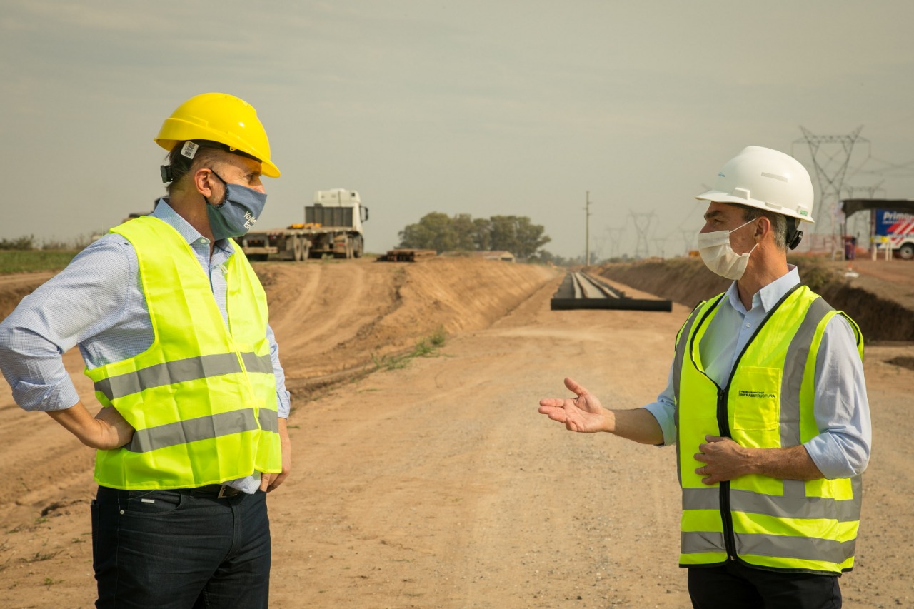 Meoni en Santa Fe: "Estas son las obras que permitirán el desarrollo de una Argentina Federal"