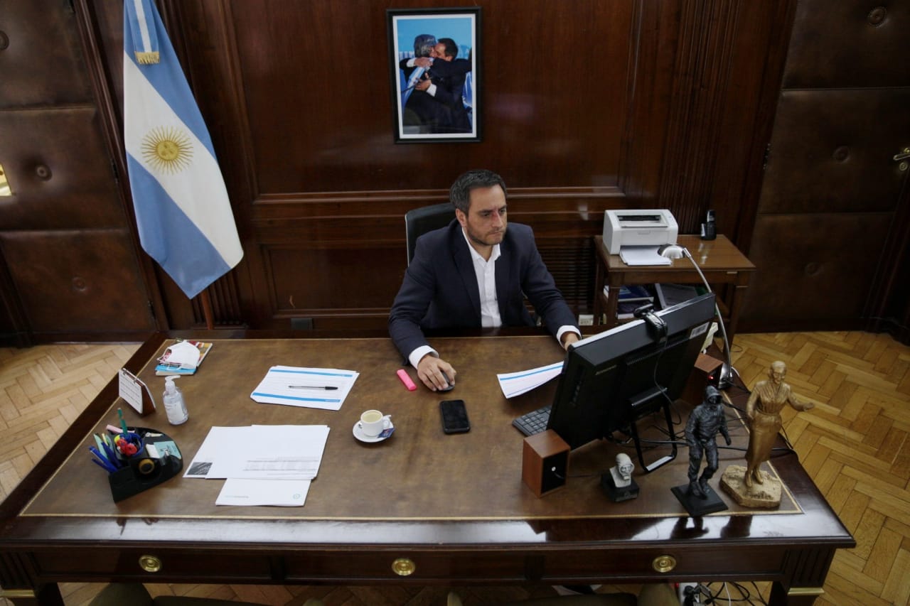 Cabandié expuso sobre el Acuerdo de Escazú en el Senado