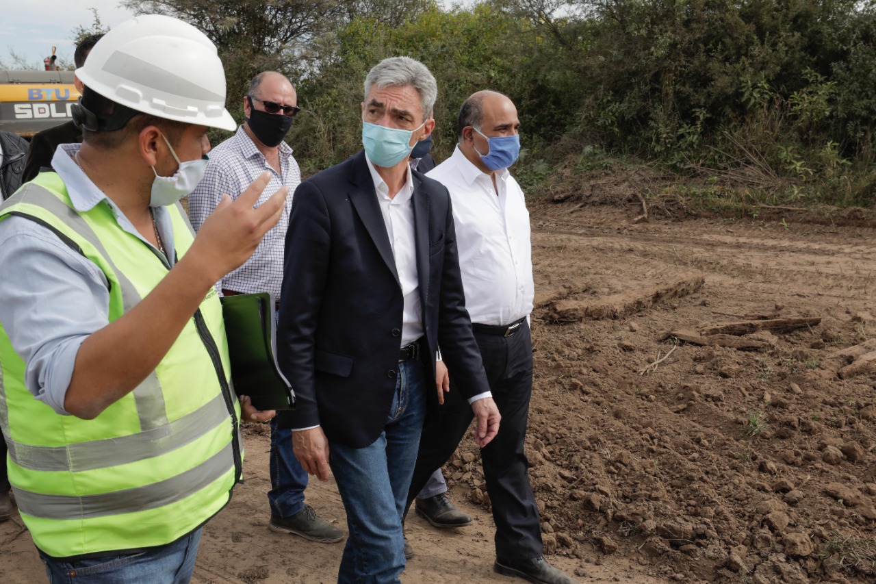 Meoni y Manzur reactivaron obras en Tucumán
