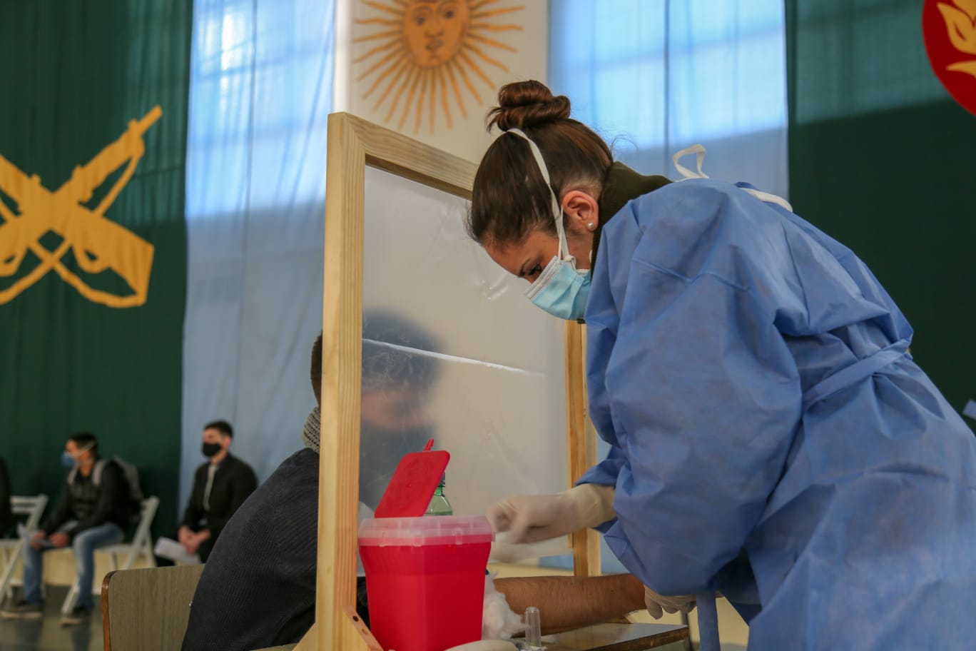 Reconocimiento médico en el Regimiento de Patricios- CABA