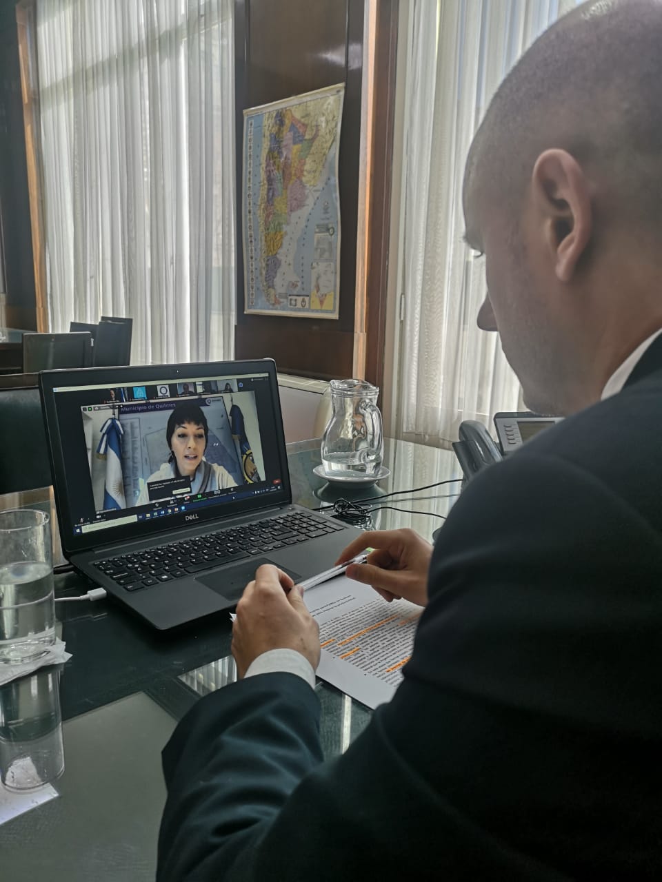 El secretario Merediz present&oacute; junto a la intendenta de Quilmes herramientas para impulsar la productividad de las PyMEs locales