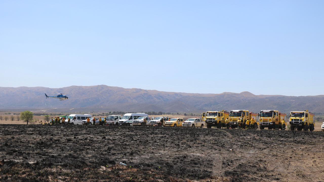 Cabandié nuevamente se trasladó a Córdoba para monitorear el combate del fuego
