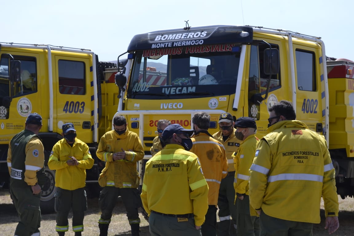 Cabandié nuevamente se trasladó a Córdoba para monitorear el combate del fuego