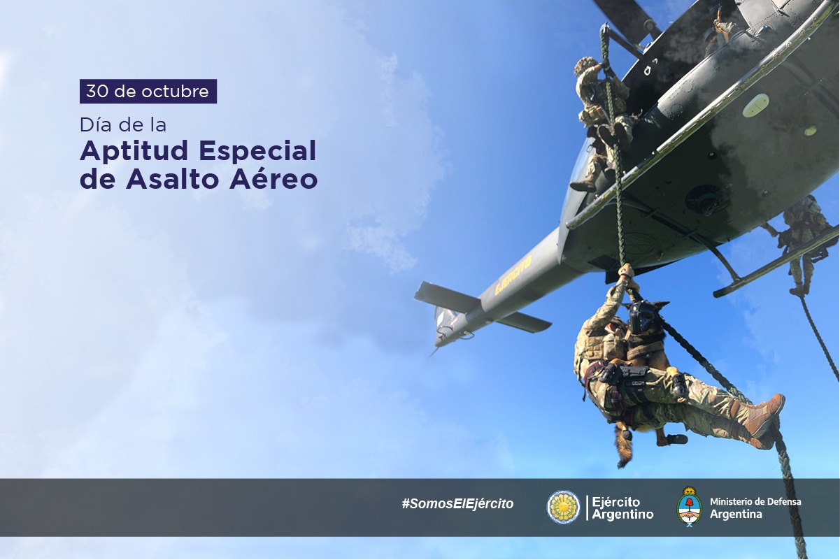 30 de octubre Día de la Aptitud Especial de Asalto Aéreo Argentina