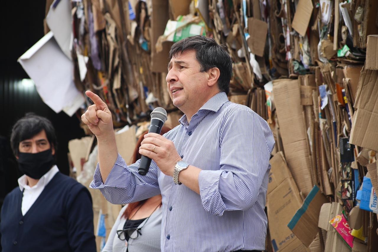 Arroyo encabezó el lanzamiento de «Argentina Recicla»