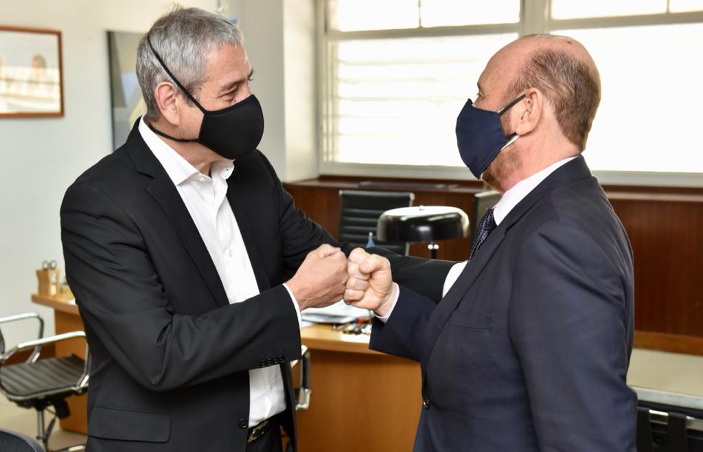 El ministro Ferraresi y el gobernador Insfrán 