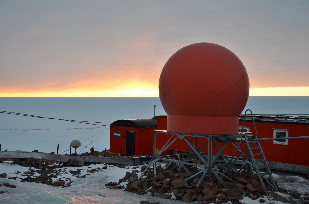 Prueba de cobertura del satélite argentino ARSAT 2 en la Antártida (3)
