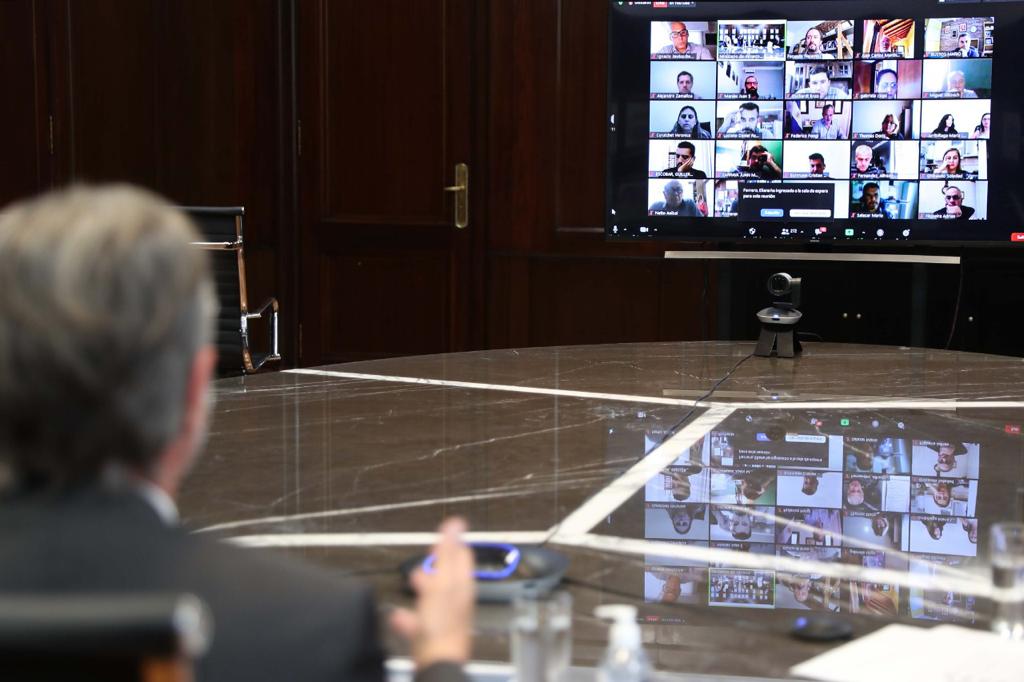 El secretario Schale en la conferencia de lanzamiento