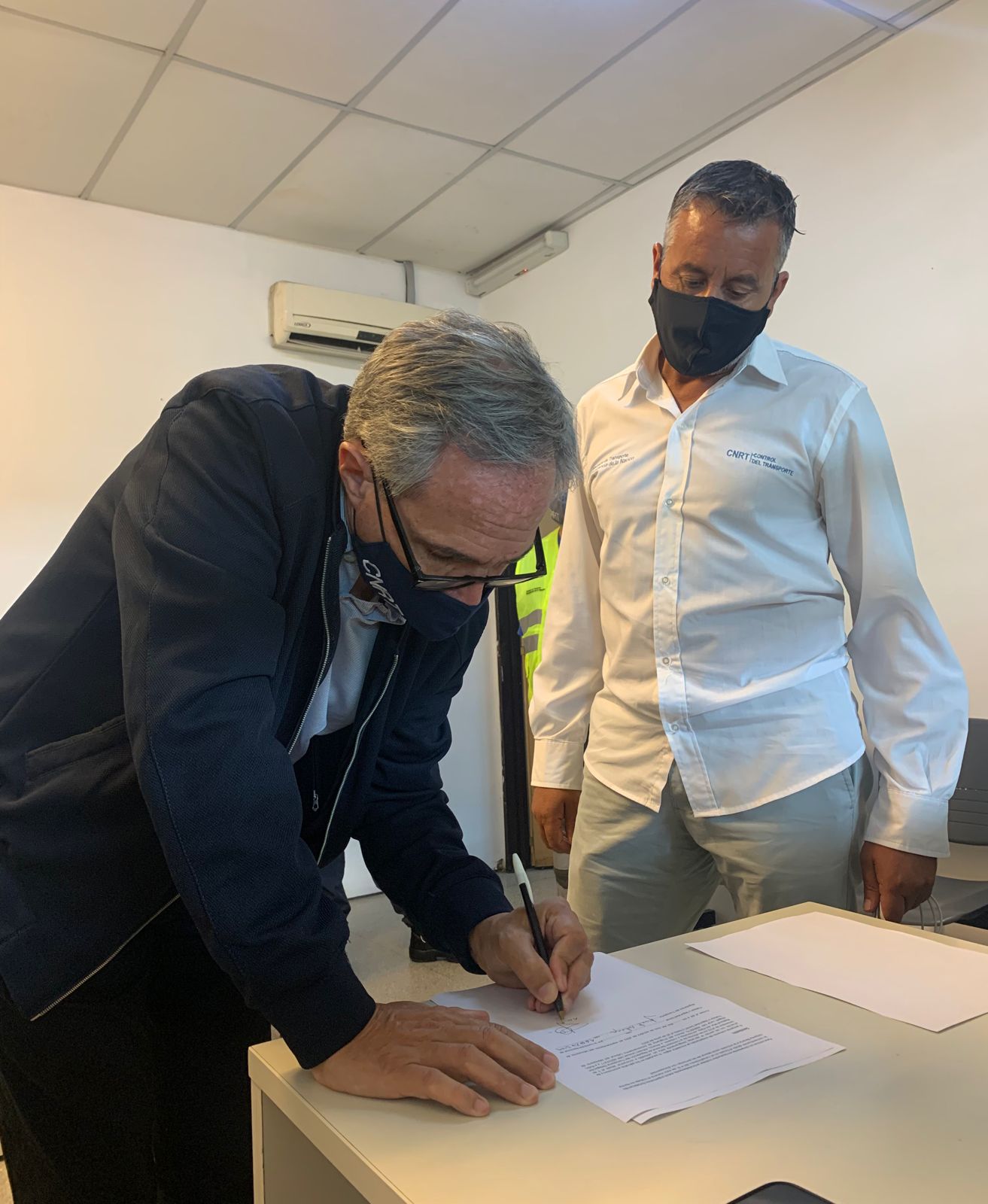 Firman el convenio para PCD José Arteaga y Cristian Azcona