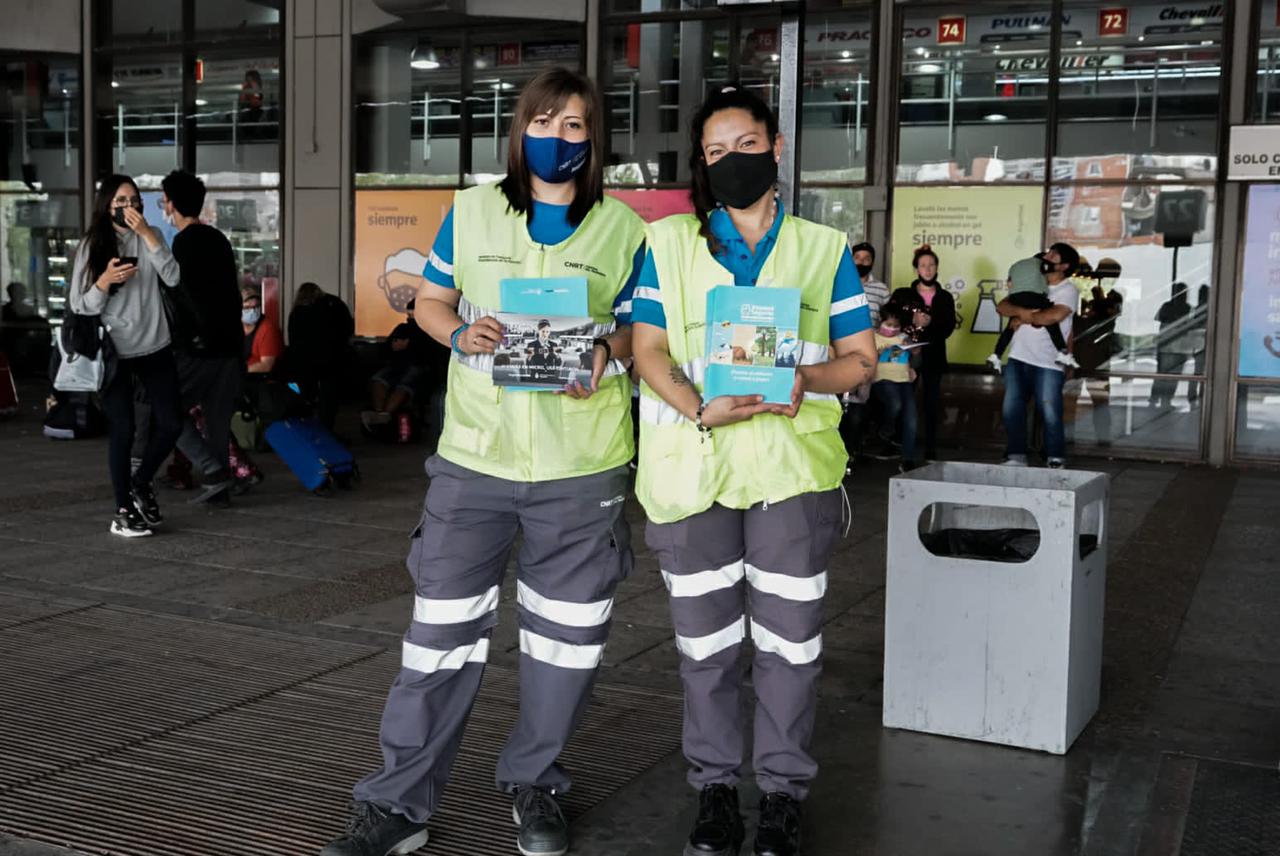 Acción de concientización por el uso del cinturón de seguridad