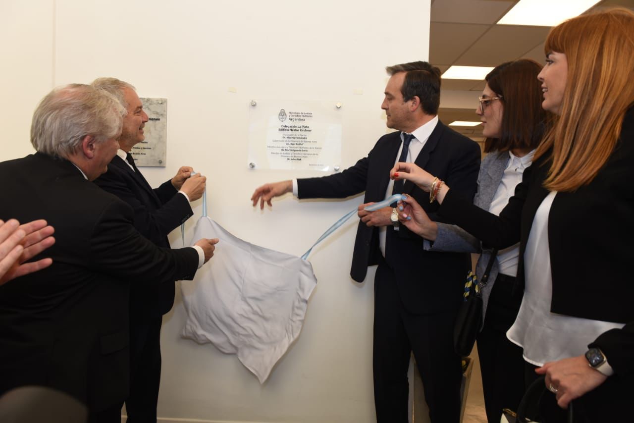 Soria y Alak inauguraron la "Delegación la Plata” del Ministerio de Justicia y DDHH de la Nación