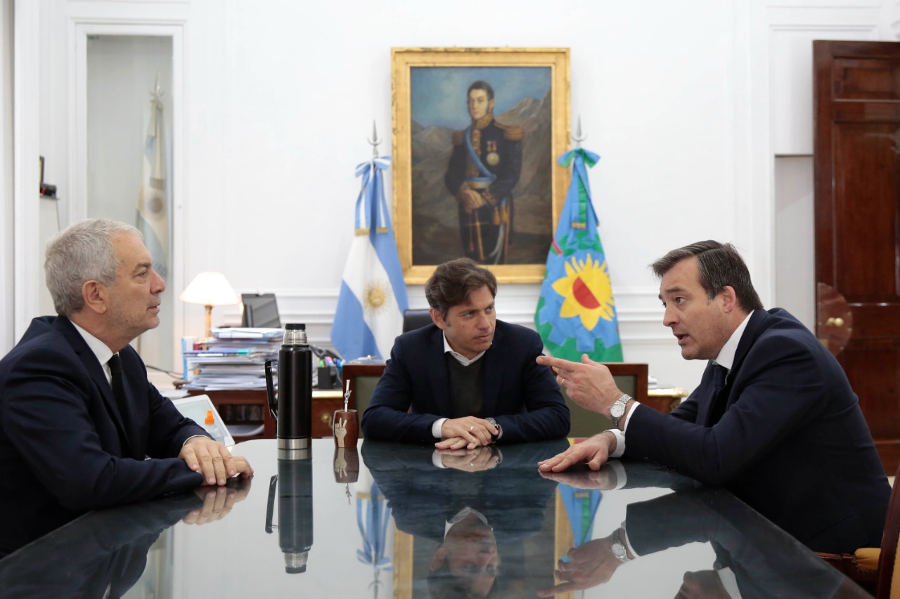 Soria se reunió con el gobernador Kicillof y el ministro Alak