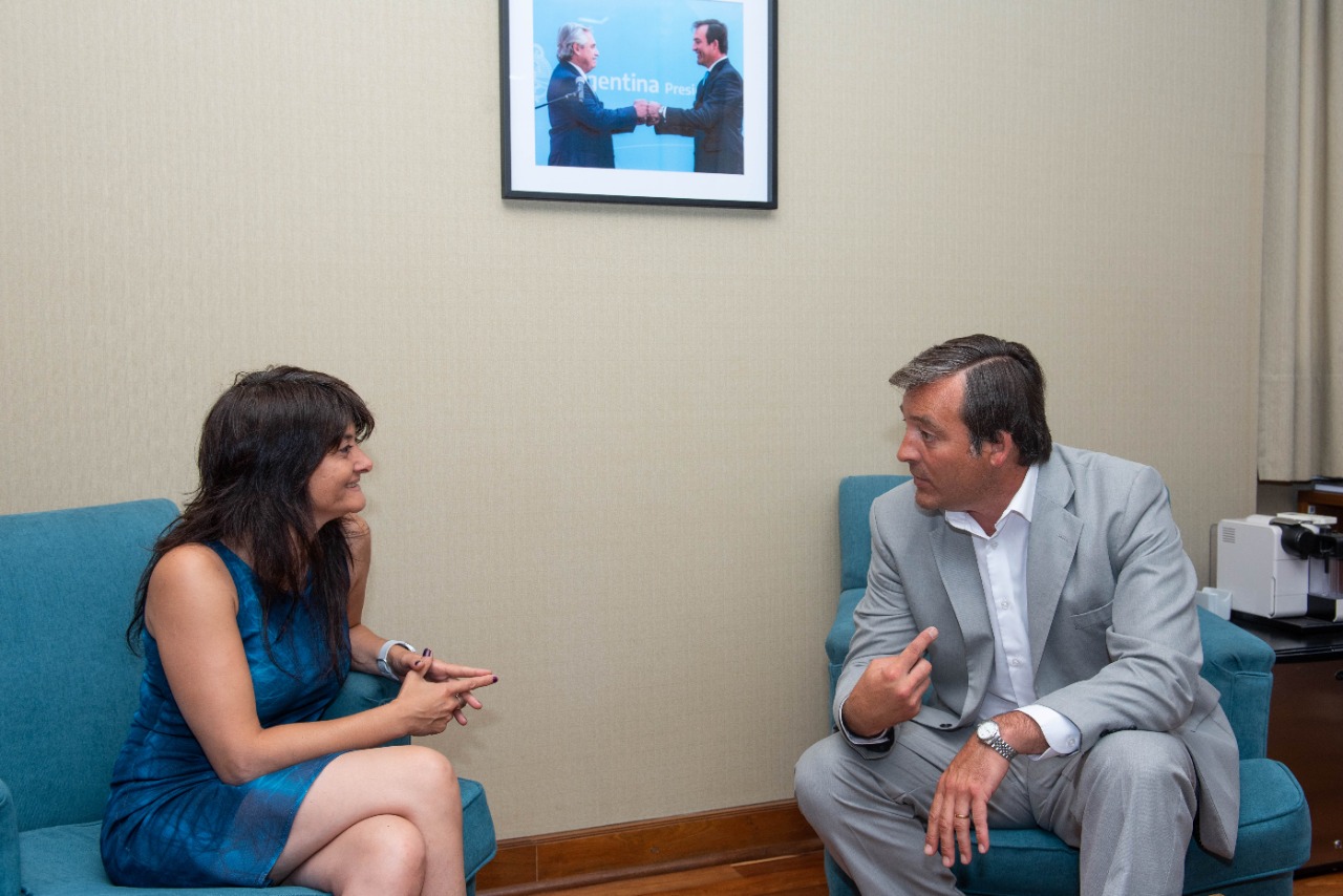 Martín Soria recibió a la interventora nacional del INADI, Greta Pena Martín Soria recibió a la interventora nacional del INADI, Greta Pena