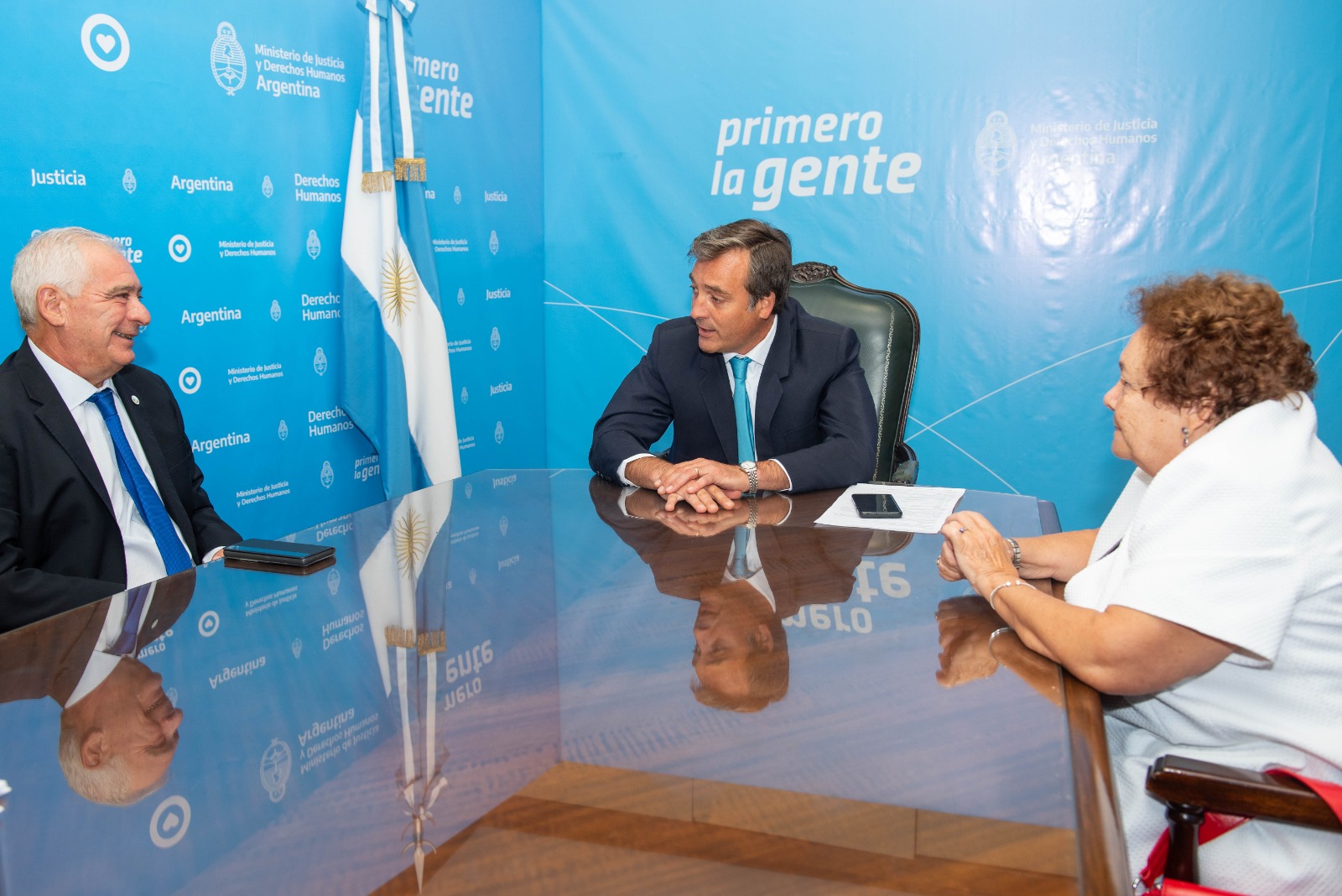 El ministro Soria y la defensora General, Stella Maris Martínez analizaron la articulación institucional entre los organismos y el Consejo Federal de la Defensa Pública de la República Argentina