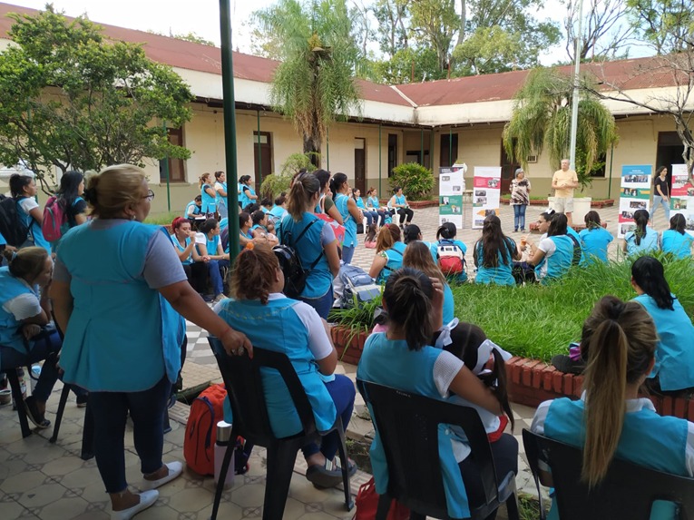 Visita pedagógica al Espacio para la Memoria ex centro clandestino de detención, tortura y exterminio Regimiento de Infantería 9