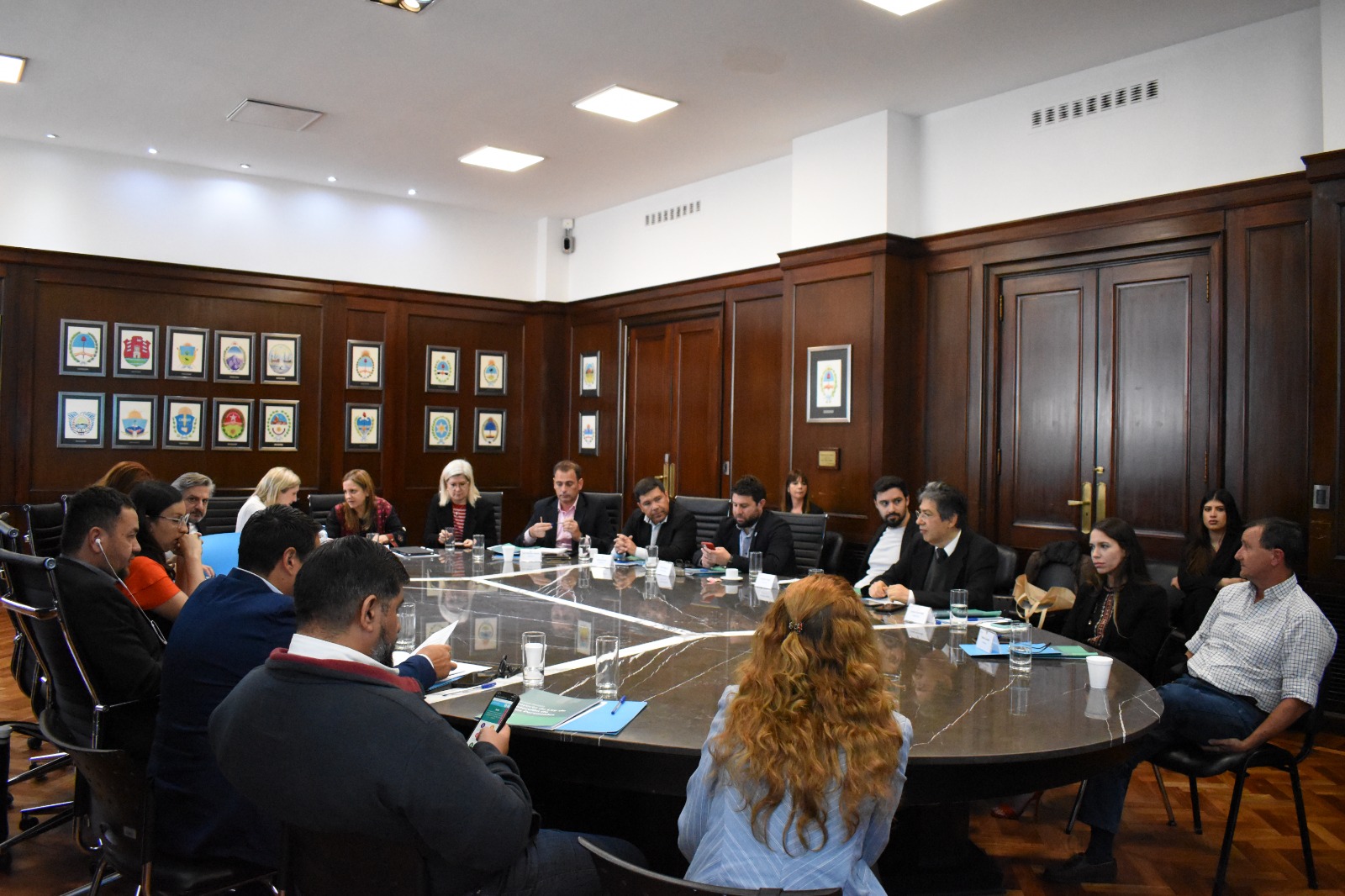 Integrantes de la mesa del COFEDEC