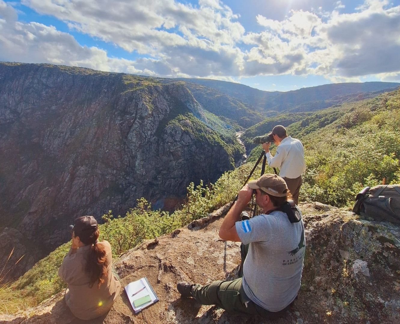 El Balcón norte y el Balcón sur fueron los lugares de campamento