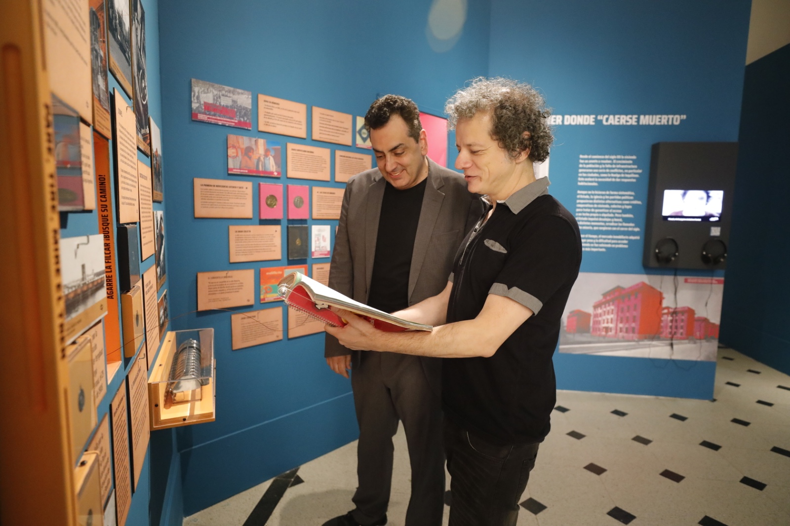 Cifelli y Di Meglio recorrieron las salas del Museo Histórico Nacional
