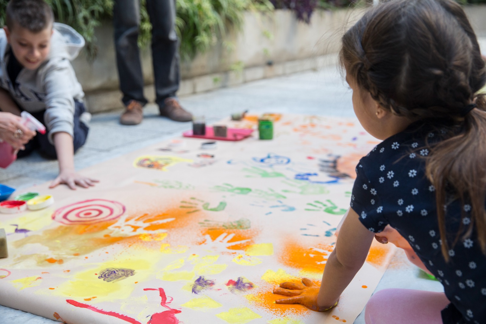 Taller de arte rupestre en el Museo Nacional del Hombre