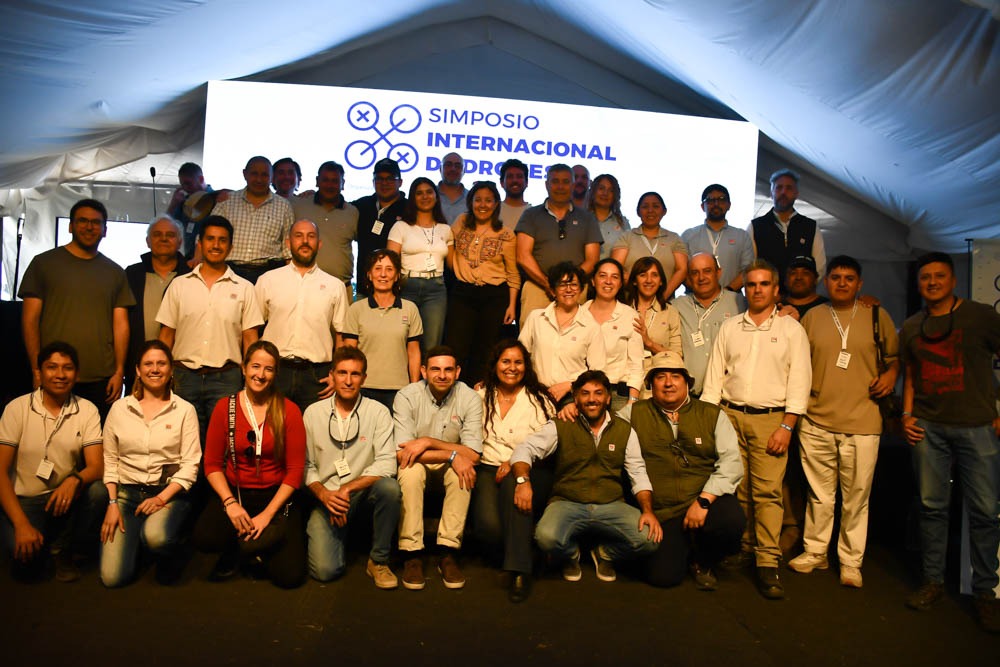Técnicos del INTA del país participantes del 1° Simposio internacional de drones