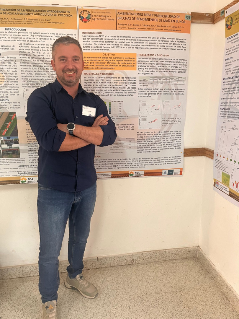 Gustavo Martos en la I Reunión Nacional de Ecofisiología y Agroecosistemas Gustavo Martos en la I Reunión Nacional de Ecofisiología y Agroecosistemas