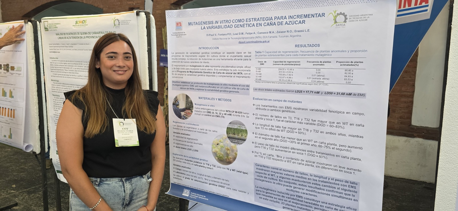 Exposición de trabajo del INTA en la XXIV Reunión Anual de Técnicos de Caña de Azúcar