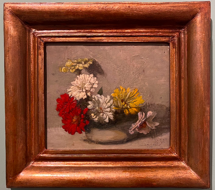 "Zinnias", de Lía Correa Morales, ya se expone en el Museo Casa de Yrurtia. "Zinnias", de Lía Correa Morales, ya se expone en el Museo Casa de Yrurtia.